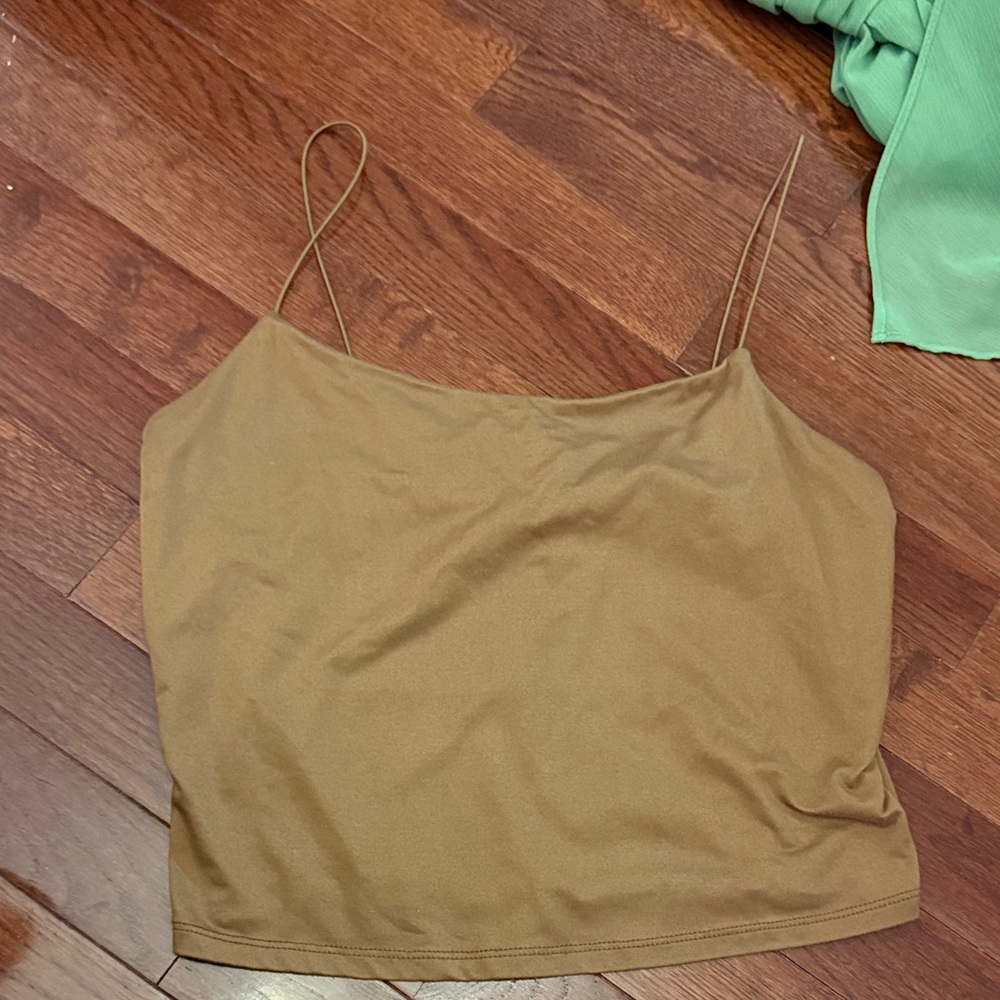 Gaze Tan Camisole Top